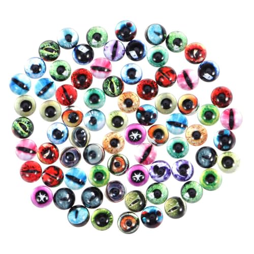 AKOOSY 100 Stück Kompakte Tragbare Halbperlen Dekorative Tieraugen für DIY Schmuck Verarbeitung Vielseitig für Armbänder Halsketten Bastelbedarf AKOOSY 100 Stück Kompakte Tragbare Halbperlen Dekorative Tieraugen für DIY Schmuck Verarbeitung Vielseitig für Armbänder Halsketten Bastelbedarf von AKOOSY