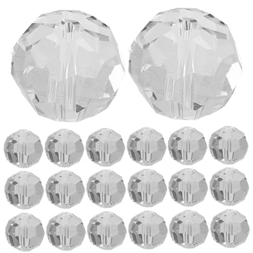 AKOOSY 100 Stück Kristallperlen Facettierte Kristallperlen für DIY Projekte Vorhänge und Dekoration Vielseitige Perlen für Kreative Gestaltung Langlebig und AKOOSY 100 Stück Kristallperlen Facettierte Kristallperlen für DIY Projekte Vorhänge und Dekoration Vielseitige Perlen für Kreative Gestaltung Langlebig und von AKOOSY