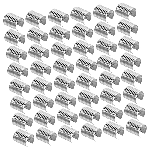 AKOOSY 100 Stück Lederseilverschluss Metall Clips Zylindrische Crimp Endkappen für Schmuckherstellung DIY Lederband Befestigung Zubehör AKOOSY 100 Stück Lederseilverschluss Metall Clips Zylindrische Crimp Endkappen für Schmuckherstellung DIY Lederband Befestigung Zubehör von AKOOSY