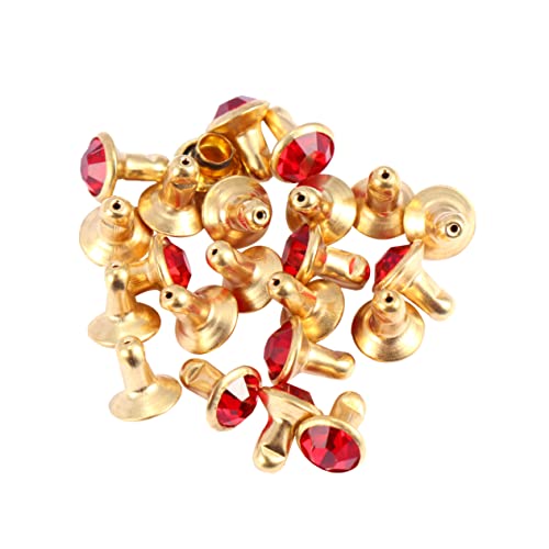 AKOOSY 100 Stück Nähzubehör für Kleidung Schmuckdekoration Schmuckzubehör Diamanten goldene Strasssteine Ornamente Edelsteinkunst Schmuckkunstdesign Strass Kleidung machen Dekorationen von AKOOSY