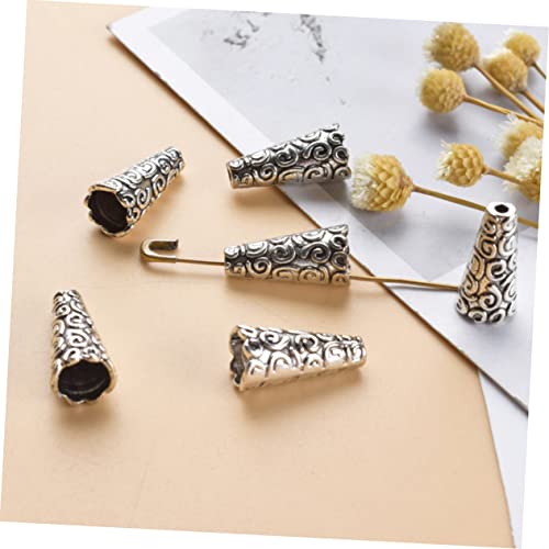 AKOOSY 100 Stück Perlenkappen aus Zinklegierung in Antiksilber Praktische Schmuckzubehör für DIY Armbänder und Halsketten Langlebige Dekorative Endkappen für Große Perlen zum Auffädeln AKOOSY 100 Stück Perlenkappen aus Zinklegierung in Antiksilber Praktische Schmuckzubehör für DIY Armbänder und Halsketten Langlebige Dekorative Endkappen für Große Perlen zum Auffädeln von AKOOSY