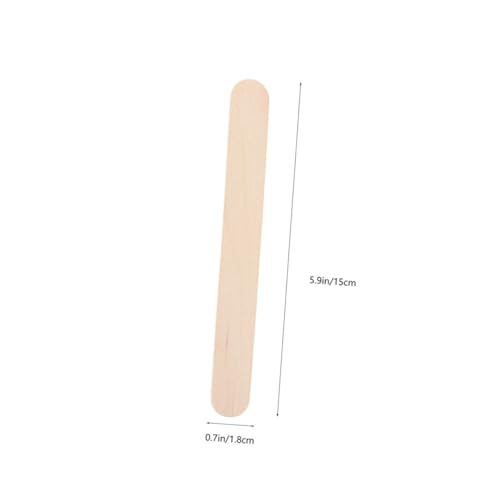 AKOOSY 100 Stück Teiliges Bunter Holzstäbchen Glatte Oberfläche Vielseitig Einsetzbar als Eisstäbchen Bastelstäbe und Waxing Sticks Sicher und Leicht für Kinderhand Langlebig und AKOOSY 100 Stück Teiliges Bunter Holzstäbchen Glatte Oberfläche Vielseitig Einsetzbar als Eisstäbchen Bastelstäbe und Waxing Sticks Sicher und Leicht für Kinderhand Langlebig und von AKOOSY