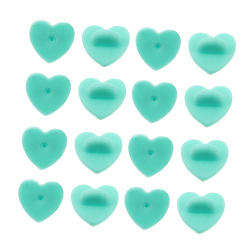 AKOOSY 100 Stück Teiliges Herzförmige Gummi Pin Verschlüsse Ersatz für Anstecknadeln und Broschen Sicherer Halt Weiche Kunststoffrückseite für DIY Schmuck und Namensschilder AKOOSY 100 Stück Teiliges Herzförmige Gummi Pin Verschlüsse Ersatz für Anstecknadeln und Broschen Sicherer Halt Weiche Kunststoffrückseite für DIY Schmuck und Namensschilder von AKOOSY