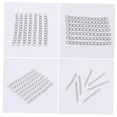 AKOOSY 100 Stück Verlängerungsketten DIY Schmuckzubehör für und Armbänder Robust und Hautfreundlich für Kreative Schmuckherstellung von AKOOSY