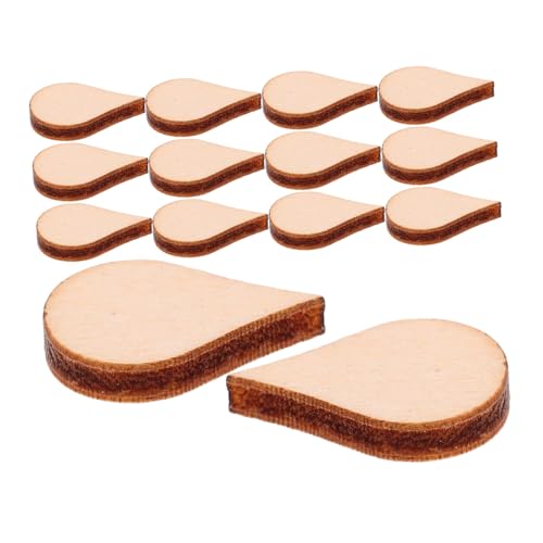 AKOOSY 100 Stück Wasser Tropfenförmige Holzstücke DIY Holzchips Natürliche Handmade Basteldekorationen Umweltfreundlich für Taufe Outdoor Deko AKOOSY 100 Stück Wasser Tropfenförmige Holzstücke DIY Holzchips Natürliche Handmade Basteldekorationen Umweltfreundlich für Taufe Outdoor Deko von AKOOSY