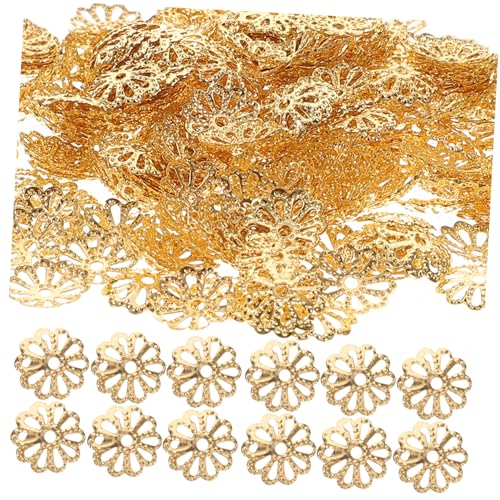 AKOOSY 1000 Stück Metall Perlenkappen Blumenform Abstandshalter DIY Schmuckherstellung Vintage Stil für Armbänder Halsketten Basteln Zubehör AKOOSY 1000 Stück Metall Perlenkappen Blumenform Abstandshalter DIY Schmuckherstellung Vintage Stil für Armbänder Halsketten Basteln Zubehör von AKOOSY