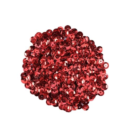 AKOOSY 1000 Stück Pailletten Dekoration Funkeln Kunststeine Runden Glänzend Flocken Edelsteine für Kleidung Armbandherstellung Zubehör Feiner Glitzer Zum Basteln Hochzeit Nähen Rot AKOOSY 1000 Stück Pailletten Dekoration Funkeln Kunststeine Runden Glänzend Flocken Edelsteine für Kleidung Armbandherstellung Zubehör Feiner Glitzer Zum Basteln Hochzeit Nähen Rot von AKOOSY