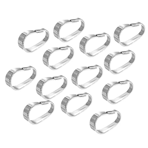 AKOOSY 100Stücke Anhängerverschlüsse für DIY Schmuck Große Premium Schnallen Hochwertigem für Armbänder und Schlüsselanhänger Vielseitige Verwendung von AKOOSY