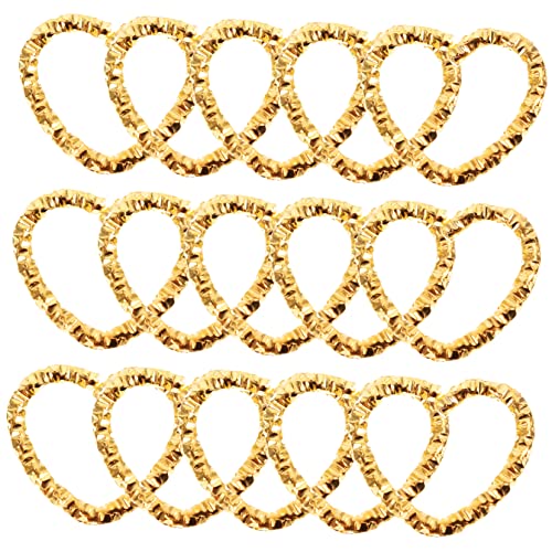 AKOOSY 100Stücke Herzform Schlüsselringe Goldene DIY Anhänger für Schmuckherstellung Offene Ringe für Schlüsselketten und Kreative Bastelprojekte AKOOSY 100Stücke Herzform Schlüsselringe Goldene DIY Anhänger für Schmuckherstellung Offene Ringe für Schlüsselketten und Kreative Bastelprojekte von AKOOSY
