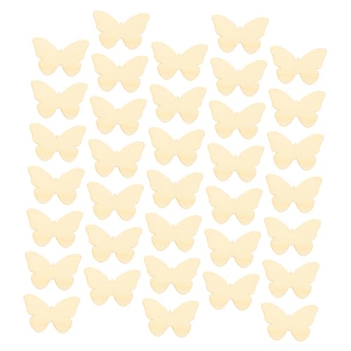 AKOOSY 100Stücke Schmetterlings Holzausschnitte zum Selbstgestalten Unbehandelte Holz Bastelstücke für Raumdekoration und DIY Projekte Fördert AKOOSY 100Stücke Schmetterlings Holzausschnitte zum Selbstgestalten Unbehandelte Holz Bastelstücke für Raumdekoration und DIY Projekte Fördert von AKOOSY