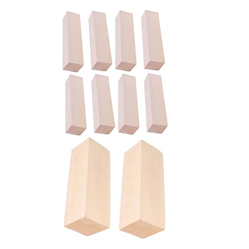 AKOOSY 10Stücke DIY Holzplanken Unbehandelte Holzbrettchen für Handwerksprojekte zum Schnitzen und Gravieren AKOOSY 10Stücke DIY Holzplanken Unbehandelte Holzbrettchen für Handwerksprojekte zum Schnitzen und Gravieren von AKOOSY