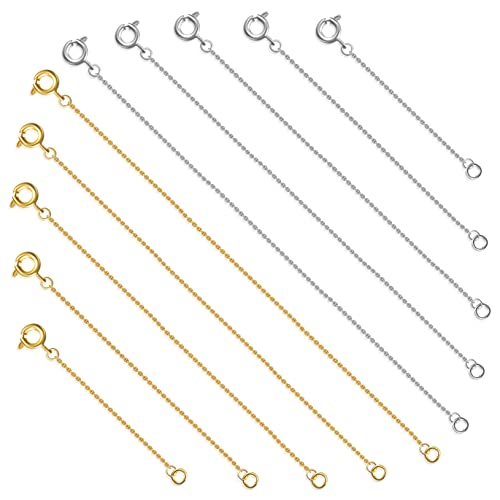 AKOOSY 10Stücke Extender DIY Schmuckzubehör für Armbänder und Ketten für Designs und Projekte von AKOOSY