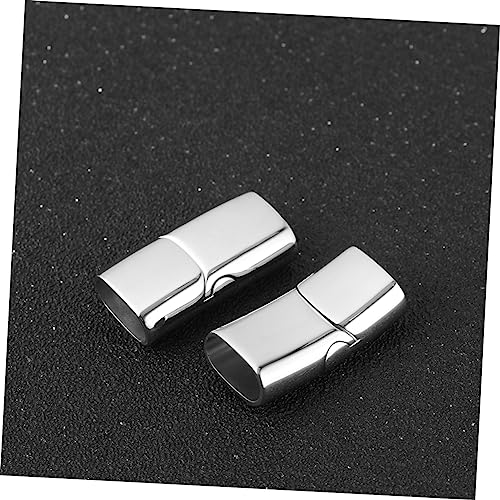 AKOOSY 10Stücke Magnetverschluss Hochwertige Armbandverschlüsse für Schmuckherstellung Rostfrei und Wiederverwendbar für Armbänder und Lederbänder von AKOOSY