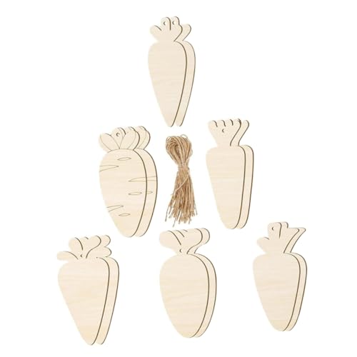 AKOOSY 12 Sätze Teiliges Karotten holzrohlinge zum Bemalen und Basteln Naturbelassene DIY Holzanhänger in Karottenform Blanke Holzscheiben für Kreative Frühlings und AKOOSY 12 Sätze Teiliges Karotten holzrohlinge zum Bemalen und Basteln Naturbelassene DIY Holzanhänger in Karottenform Blanke Holzscheiben für Kreative Frühlings und von AKOOSY
