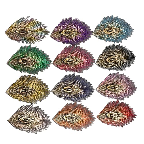 AKOOSY 12 Stück DIY -Kleidungsstück Pfau Halloween-Aufnäher Produkte bestickt Nähenvorräte Stoff Patches Kleidung aufkleber DIY Kleidung Dekoration Kleideraufnäher Loch füllender Flicken AKOOSY 12 Stück DIY -Kleidungsstück Pfau Halloween-Aufnäher Produkte bestickt Nähenvorräte Stoff Patches Kleidung aufkleber DIY Kleidung Dekoration Kleideraufnäher Loch füllender Flicken von AKOOSY