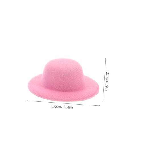 AKOOSY 12 Stück Teiliges Bunte Mini Miniatur Formelle Puppenhüte Leichte Authentische Dekorationen für DIY Bastelarbeiten Party Accessoires Festliche Puppenkopfbedeckungen von AKOOSY