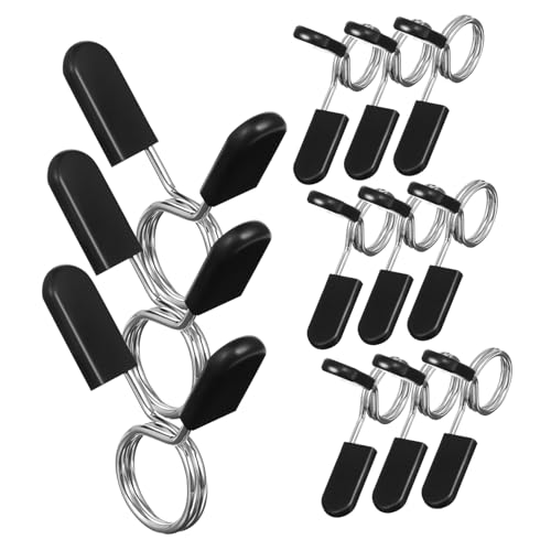 AKOOSY 12 Stück Teiliges Federklemmen für Langhantel und Kurzhantel Sichere Barbell Verschlüsse mit Rutschfestem Griff für Krafttraining Fitnessstudio und Gewichtheben AKOOSY 12 Stück Teiliges Federklemmen für Langhantel und Kurzhantel Sichere Barbell Verschlüsse mit Rutschfestem Griff für Krafttraining Fitnessstudio und Gewichtheben von AKOOSY