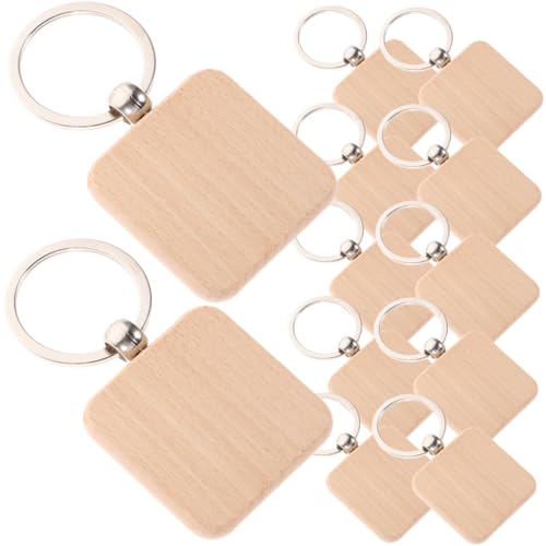 AKOOSY 12 Stück Teiliges Holz Schlüsselanhänger Blank DIY Schlüsselring Rohlinge zum Gravieren Bemalen und Basteln Vielseitig Verwendbare Holzringe für Schlüssel Taschenanhänger und AKOOSY 12 Stück Teiliges Holz Schlüsselanhänger Blank DIY Schlüsselring Rohlinge zum Gravieren Bemalen und Basteln Vielseitig Verwendbare Holzringe für Schlüssel Taschenanhänger und von AKOOSY