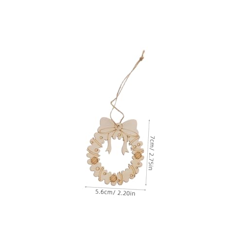 AKOOSY 12 Stück Teiliges Holzanhänger Weihnachtsdekorationen zum Selbstgestalten Unbemalte Holzscheiben mit Schnur zum Bemalen und Aufhängen an Weihnachtsbaum Rustikale Diy-holzanhänger AKOOSY 12 Stück Teiliges Holzanhänger Weihnachtsdekorationen zum Selbstgestalten Unbemalte Holzscheiben mit Schnur zum Bemalen und Aufhängen an Weihnachtsbaum Rustikale Diy-holzanhänger von AKOOSY