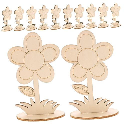 AKOOSY 12 Stück Teiliges Holzblumen Bastelset Unvollendete Holzblumen zum Bemalen DIY Handgemachte Blütenornamente für Kreative Dekoration und Malspaß AKOOSY 12 Stück Teiliges Holzblumen Bastelset Unvollendete Holzblumen zum Bemalen DIY Handgemachte Blütenornamente für Kreative Dekoration und Malspaß von AKOOSY