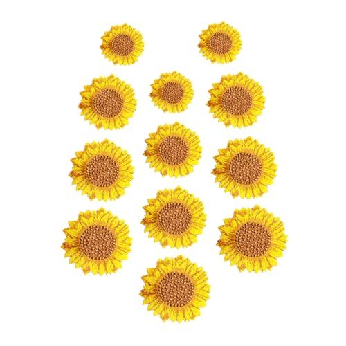 AKOOSY 12 Stück Teiliges Sonnenblumen Stickerei Patches mit Bügelfunktion Vielseitige DIY Kleidung Accessoires für Jacken Taschen Hüte Reparatur Dekorationsfähig Verschiedene AKOOSY 12 Stück Teiliges Sonnenblumen Stickerei Patches mit Bügelfunktion Vielseitige DIY Kleidung Accessoires für Jacken Taschen Hüte Reparatur Dekorationsfähig Verschiedene von AKOOSY
