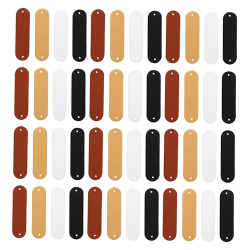 AKOOSY 120 Stück PU Lederetiketten mit Löchern Wetterfeste Blanko Handmade Labels für DIY Kleidung Taschen Schals Strick Nähzubehör Langlebige Personalisierbare PU Leder Anhänger AKOOSY 120 Stück PU Lederetiketten mit Löchern Wetterfeste Blanko Handmade Labels für DIY Kleidung Taschen Schals Strick Nähzubehör Langlebige Personalisierbare PU Leder Anhänger von AKOOSY
