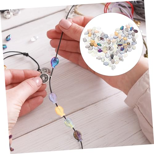 AKOOSY 120 Stück Teiliges Glasfisch Perlen Bunte Lose Glasperlen für DIY Schmuckherstellung Halsketten Armbänder Ohrringe Basteln Kreative Fischanhänger für Dekoration und Geschenke von AKOOSY