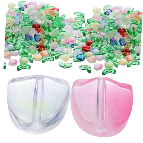 AKOOSY 120 Stück Teiliges Tulpen Glasperlen für Schmuckherstellung Halbtransparente DIY Bastelperlen für Armbänder Halsketten Langlebiges Material Gemischt Leicht und Robust AKOOSY 120 Stück Teiliges Tulpen Glasperlen für Schmuckherstellung Halbtransparente DIY Bastelperlen für Armbänder Halsketten Langlebiges Material Gemischt Leicht und Robust von AKOOSY