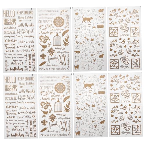 AKOOSY 12Stücke DIY Epoxy Aufkleber Selbstklebende Transparente Aufkleber für Scrapbooking und Dekoration Designs für Bastelprojekte AKOOSY 12Stücke DIY Epoxy Aufkleber Selbstklebende Transparente Aufkleber für Scrapbooking und Dekoration Designs für Bastelprojekte von AKOOSY