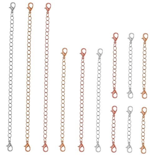 AKOOSY 12Stücke Kettenverlängerungen für Halsketten Roségold Starke und Funktionale Schmuckverlängerungen für DIY Halsketten AKOOSY 12Stücke Kettenverlängerungen für Halsketten Roségold Starke und Funktionale Schmuckverlängerungen für DIY Halsketten von AKOOSY