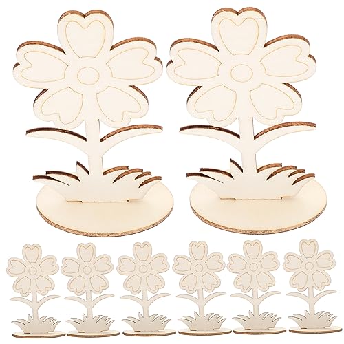 AKOOSY 12Stücke Unfertige Holzblumen zum DIY Bastelset für Blumendekoration Leichtes Holzhandwerk für Erwachsene für Schreiben und Zeichnen AKOOSY 12Stücke Unfertige Holzblumen zum DIY Bastelset für Blumendekoration Leichtes Holzhandwerk für Erwachsene für Schreiben und Zeichnen von AKOOSY