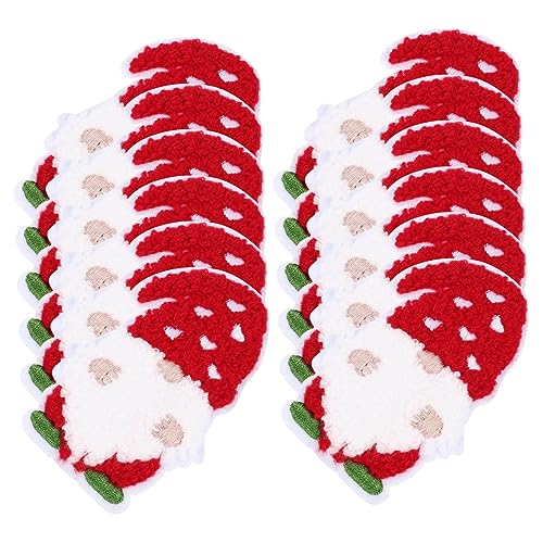 AKOOSY 12Stücke Weihnachts Patches zum Aufbügeln Niedliche DIY Aufnäher für Kleidung Jeans Taschen und Handwerk Vielseitige Patches Festlichem Design von AKOOSY