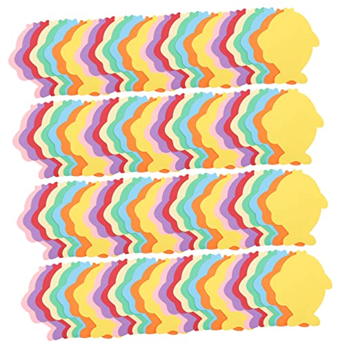 AKOOSY 140 Stück Teiliges Papier Dekorationsset Fischform Diy Papierzuschnitte Schuldeko Kindergarten Bastelmaterial für Wandkunst und Klassenzimmergestaltung von AKOOSY