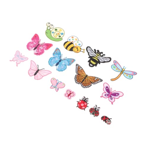 AKOOSY 15 Stück Teiliges Schmetterling Stickerei Patches Dekorative Bügelflicken für Kleidung Jeans Taschen DIY Ornamente zum Aufnähen Langlebige Tierförmige Applikationen AKOOSY 15 Stück Teiliges Schmetterling Stickerei Patches Dekorative Bügelflicken für Kleidung Jeans Taschen DIY Ornamente zum Aufnähen Langlebige Tierförmige Applikationen von AKOOSY