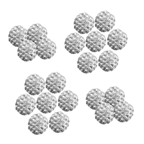 AKOOSY 150 Stück Strass Spacer Perlen aus Polymer Clay Glänzende Bastelperlen für DIY Armband Halskette Schmuckherstellung Verschleißfest und Leicht Auffädelbar AKOOSY 150 Stück Strass Spacer Perlen aus Polymer Clay Glänzende Bastelperlen für DIY Armband Halskette Schmuckherstellung Verschleißfest und Leicht Auffädelbar von AKOOSY