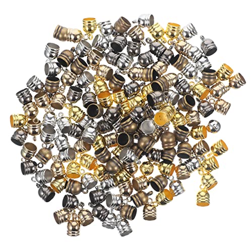 AKOOSY 150Stücke Metallkabelendkappen für DIY Schmuckherstellung Quasten Endkappen für Armbänder und Ohrringe Langlebige und Sichere für Kreative Projekte AKOOSY 150Stücke Metallkabelendkappen für DIY Schmuckherstellung Quasten Endkappen für Armbänder und Ohrringe Langlebige und Sichere für Kreative Projekte von AKOOSY