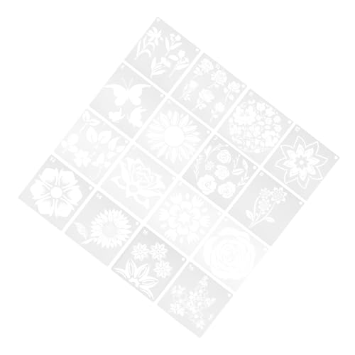 AKOOSY 16 Stück Malvorlage Malerei Schablone wiederverwendbar Blühen klein DIY-Vorlagen Sonnenblumen-Vorlagen hohle Farbvorlage Handwerksvorlage Blumenvorlage das Haustier AKOOSY 16 Stück Malvorlage Malerei Schablone wiederverwendbar Blühen klein DIY-Vorlagen Sonnenblumen-Vorlagen hohle Farbvorlage Handwerksvorlage Blumenvorlage das Haustier von AKOOSY