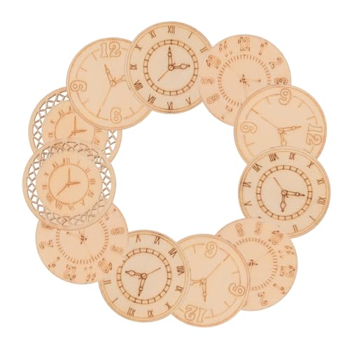 AKOOSY 16 Stück Teiliges Holz Runde Uhr Wanduhr Bastelholzscheiben zum Bemalen DIY Graffiti Ornament Holzanhänger für Kreative Handarbeiten und Dekoration AKOOSY 16 Stück Teiliges Holz Runde Uhr Wanduhr Bastelholzscheiben zum Bemalen DIY Graffiti Ornament Holzanhänger für Kreative Handarbeiten und Dekoration von AKOOSY