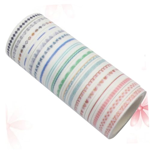 AKOOSY 18 Rollen Fotoalbumband basteln für bastelmaterial für dekobänder geschenkband present ideas papierklebeband selber machen Buchalbum Klebeband tagebuch klebeband von AKOOSY