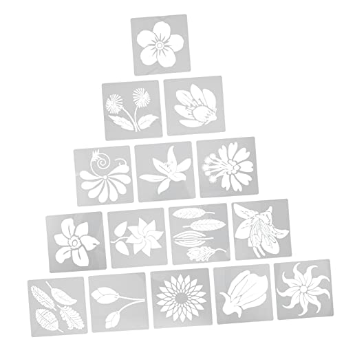AKOOSY 18 Stück Vorlage für Blumenausschnitte Blumenschablone groß Zeichnung Kunst malschablonen für dekoration weihnachten Blumen malen Schablonen Blumenvorlage das Haustier Weiß AKOOSY 18 Stück Vorlage für Blumenausschnitte Blumenschablone groß Zeichnung Kunst malschablonen für dekoration weihnachten Blumen malen Schablonen Blumenvorlage das Haustier Weiß von AKOOSY