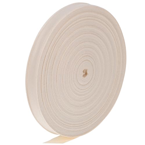 AKOOSY 1Rolle Baumwollband Nahtbindeband Baumwolle für DIY Basteln Kleidung Taschen und Mehr Vielseitiges Stoffband Schlichtem Design AKOOSY 1Rolle Baumwollband Nahtbindeband Baumwolle für DIY Basteln Kleidung Taschen und Mehr Vielseitiges Stoffband Schlichtem Design von AKOOSY