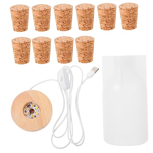 AKOOSY 1Satz DIY Silikonform Set für Epoxidharz Gießform mit LED Lampen und Sockel Vielseitige Handwerksform für Projekte und Kunsthandwerk Langlebig und Leicht AKOOSY 1Satz DIY Silikonform Set für Epoxidharz Gießform mit LED Lampen und Sockel Vielseitige Handwerksform für Projekte und Kunsthandwerk Langlebig und Leicht von AKOOSY