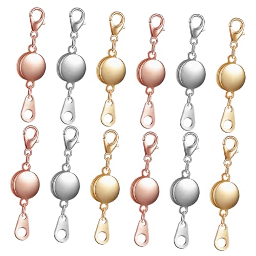 AKOOSY 1Satz Magnetverschlüsse für Schmuck Teiliges für Armbänder und Halsketten Einfach zu Verwenden Langlebigem Material für DIY Projekte Praktische Magnetverbindung AKOOSY 1Satz Magnetverschlüsse für Schmuck Teiliges für Armbänder und Halsketten Einfach zu Verwenden Langlebigem Material für DIY Projekte Praktische Magnetverbindung von AKOOSY