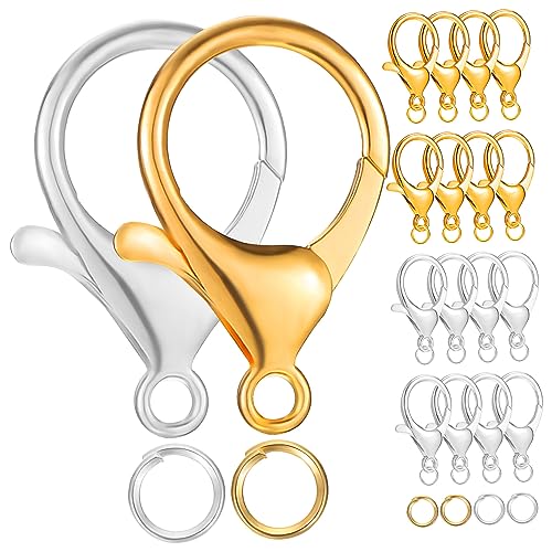 AKOOSY 1Satz Schmuckzubehör Mit Goldenen Und Silbernen Lobster Claw Verschlüssen Sowie Offenen Ringen Für Schmuckherstellung Und DIY Projekte AKOOSY 1Satz Schmuckzubehör Mit Goldenen Und Silbernen Lobster Claw Verschlüssen Sowie Offenen Ringen Für Schmuckherstellung Und DIY Projekte von AKOOSY