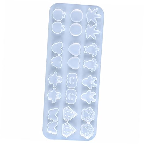 AKOOSY 1Stück Silikon Ohrringform für DIY Kristall Epoxid Gießformen Antihaftbeschichtet und Leicht zu Reinigen für Ohrringe und Hängende Dekorationen AKOOSY 1Stück Silikon Ohrringform für DIY Kristall Epoxid Gießformen Antihaftbeschichtet und Leicht zu Reinigen für Ohrringe und Hängende Dekorationen von AKOOSY
