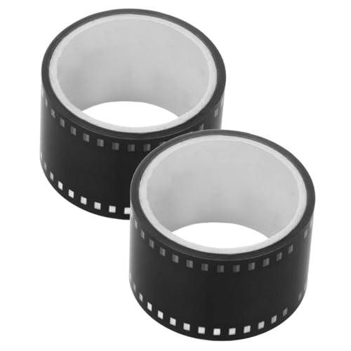 AKOOSY 2 Rollen Dekoratives DIY Klebeband Filmstreifen mit Künstlerischem Design Vielseitig Einsetzbar für Fotoalben Notizbücher Scrapbooking und Kreative Bastelprojekte Einfach AKOOSY 2 Rollen Dekoratives DIY Klebeband Filmstreifen mit Künstlerischem Design Vielseitig Einsetzbar für Fotoalben Notizbücher Scrapbooking und Kreative Bastelprojekte Einfach von AKOOSY