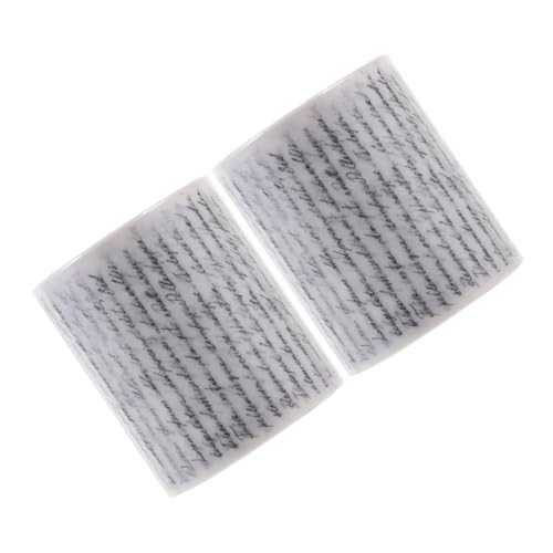 AKOOSY 2 Rollen Retro Gothic Washi Tape DIY Scrapbook Klebeband für Tagebuch Notizbuch Dekoratives Papierband ohne Rückstände für Basteln Geschenke Kalender von AKOOSY
