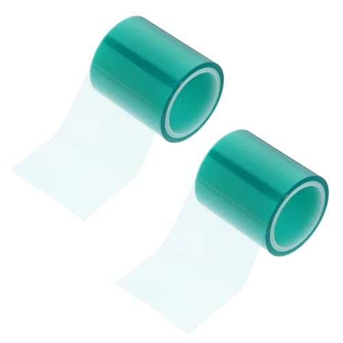 AKOOSY 2 Rollen transparentes klebeband Harzband zum Formen von Epoxidharz UV-Klebeband Band Masse Lünetten aus Harz dekoratives Klebeband nahtloses Papierband das Haustier Green von AKOOSY