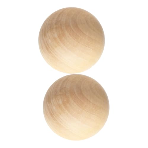 AKOOSY 2 STÜCK Teiliges Naturbelassene Massivholz Kugeln Unlackierte Holz Kugeln aus Hartholz für DIY Bastelprojekte Bemalung Schnitzen und Dekoration im Wohnbereich AKOOSY 2 STÜCK Teiliges Naturbelassene Massivholz Kugeln Unlackierte Holz Kugeln aus Hartholz für DIY Bastelprojekte Bemalung Schnitzen und Dekoration im Wohnbereich von AKOOSY