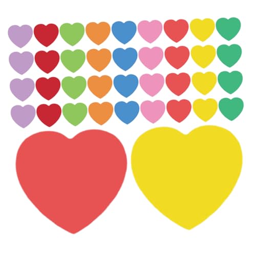 AKOOSY 2 Sätze Herzförmige Papierausstanzungen Farben Diy Bastelpapier Herzformen für Valentinstag Party Dekoration Klassenzimmer Wandtafel Kreative Handarbeit AKOOSY 2 Sätze Herzförmige Papierausstanzungen Farben Diy Bastelpapier Herzformen für Valentinstag Party Dekoration Klassenzimmer Wandtafel Kreative Handarbeit von AKOOSY